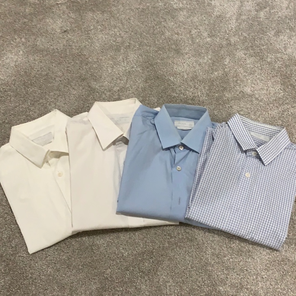 Prada men’s shirt bundle.